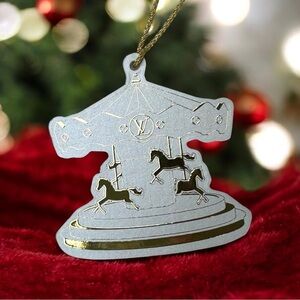 💛Authentic Louis Vuitton Carousel Christmas Ornament